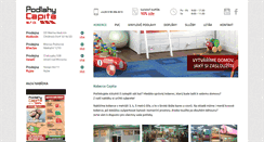 Desktop Screenshot of podlahycapita.cz